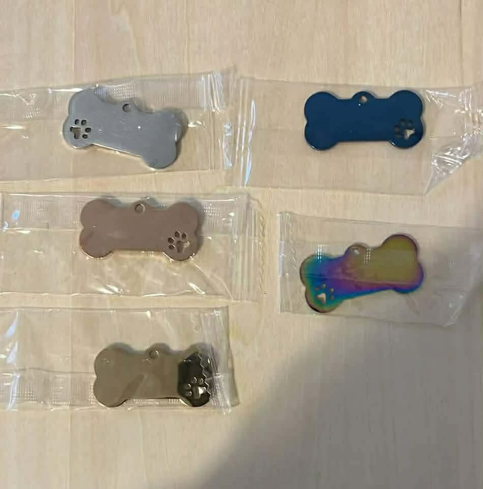 Custom Engraved Stainless Steel Dog Tag