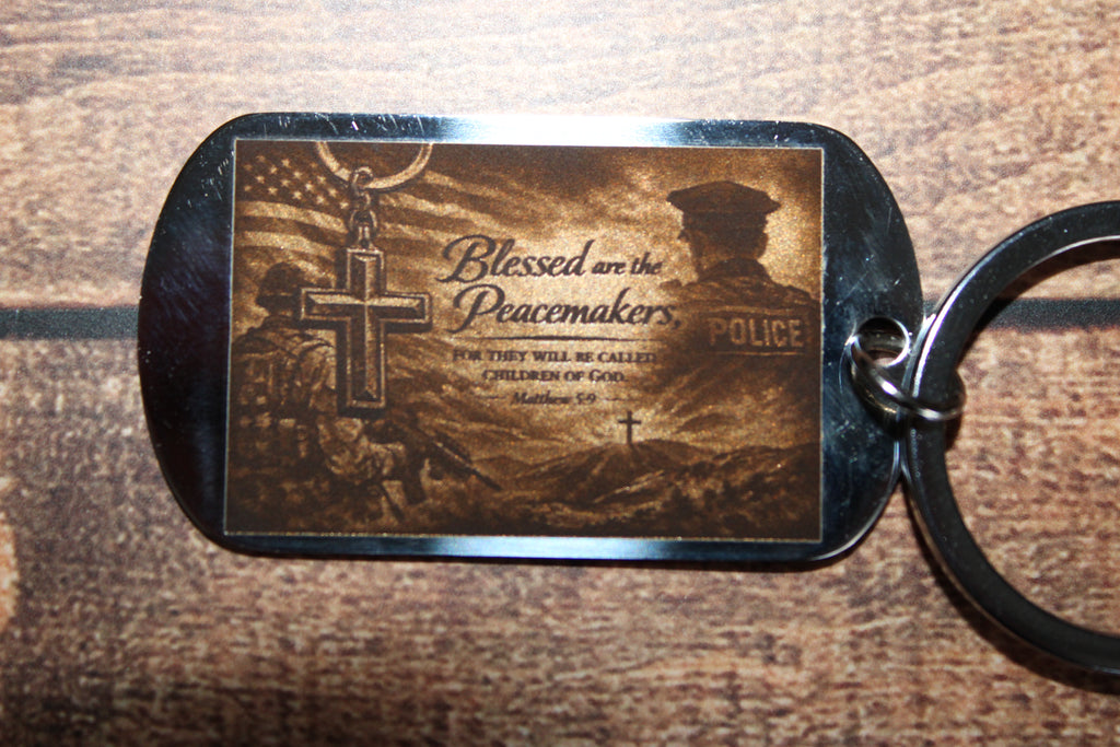 Custom Engraved Religious Keychain