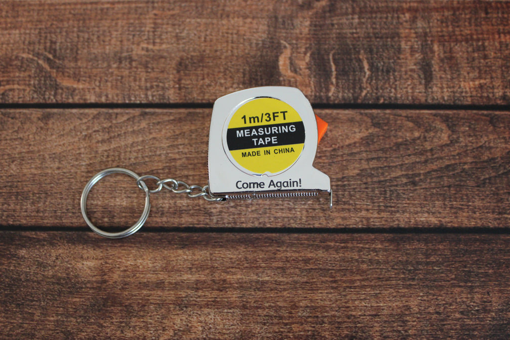 Personalized Measuring Tape Keychain