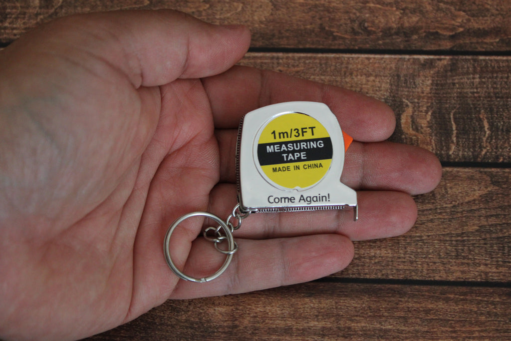 Personalized Measuring Tape Keychain
